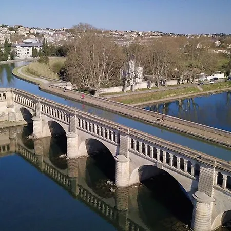 Belle Étape-Meublé de Tourisme 3 étoiles -Résidence Les Logis de Béziers-Garage optionnel-Cœur de ville-Plages à 16km ! Appartamento *